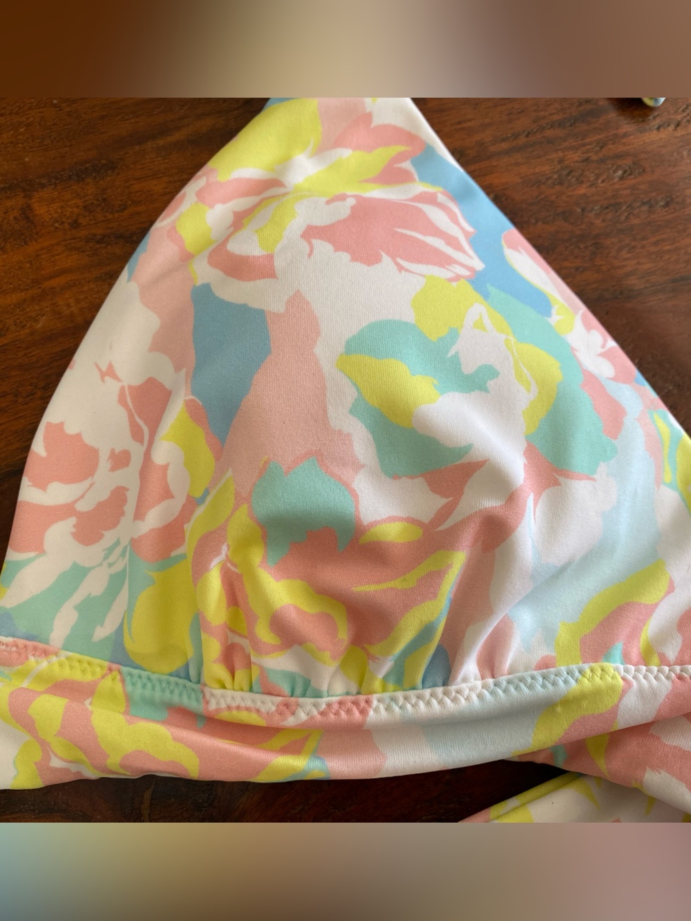NWT Victoria’s Secret Floral Camo Pastel Push-up Padded Bikini Halter Top Size M - Picture 5 of 9